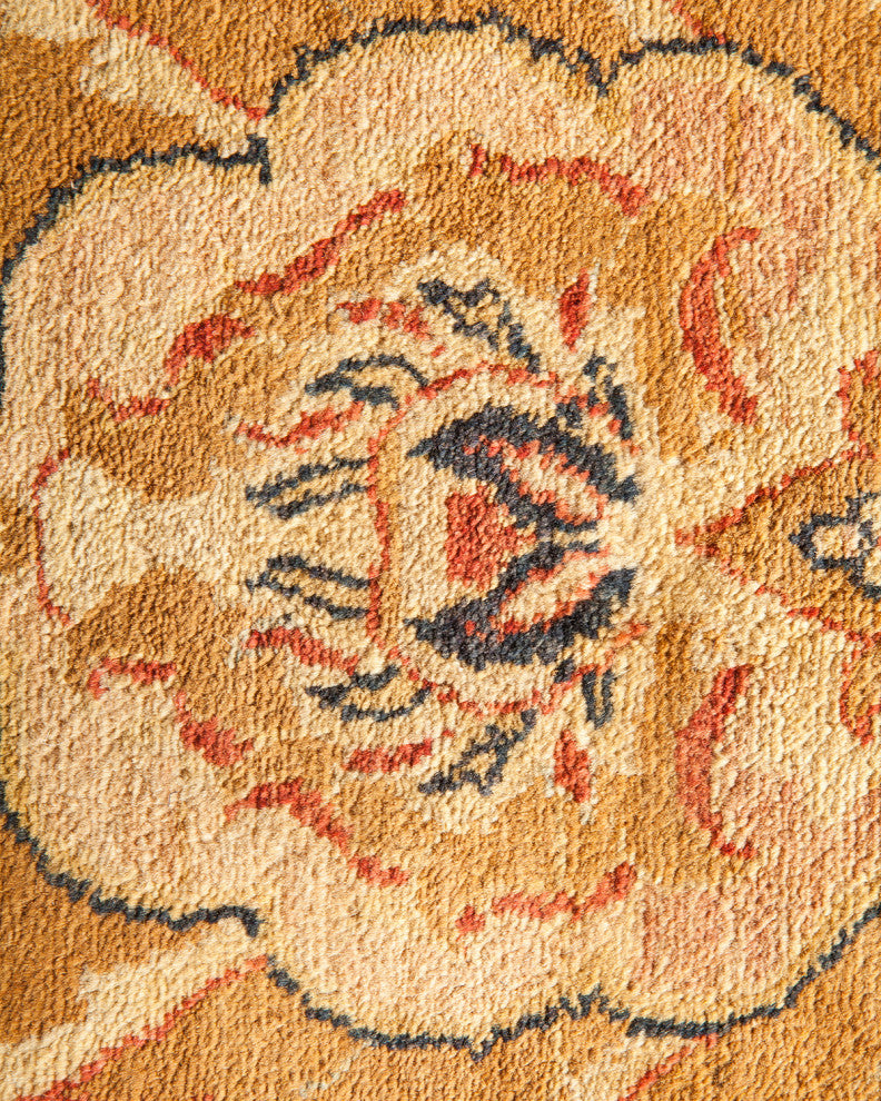 Mogul, One-of-a-Kind Hand-Knotted Area Rug Orange, 8'0"x10'6"