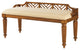 Tommy Bahama Island Estate Plantain Bed Bench, Custom Fabric