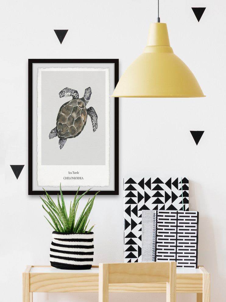 "Chelonioidea" Framed Painting Print, 16x24
