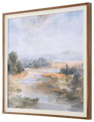 Uttermost 32379 River Afternoon 40" x 40" Framed Landscapes - Multicolored