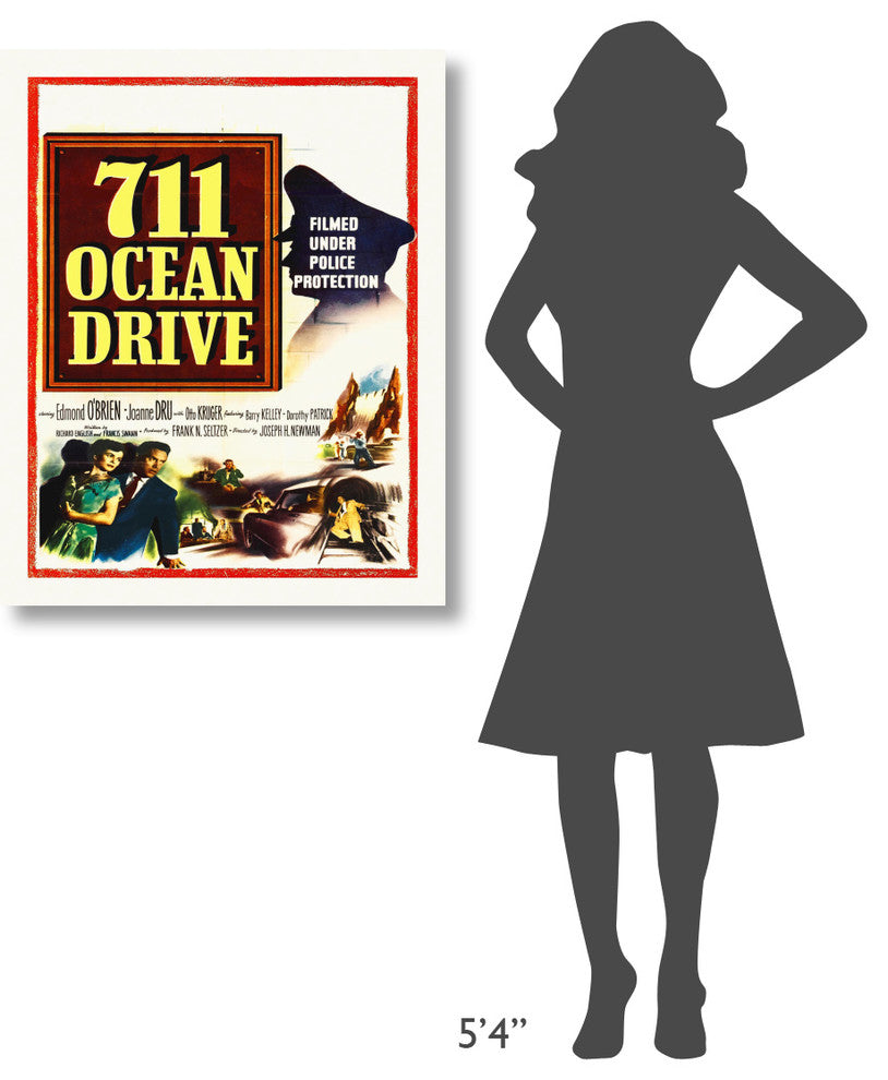 "711 Ocean Drive" Stretched Canvas Giclee by Hollywood Photo Archive, 29x36"