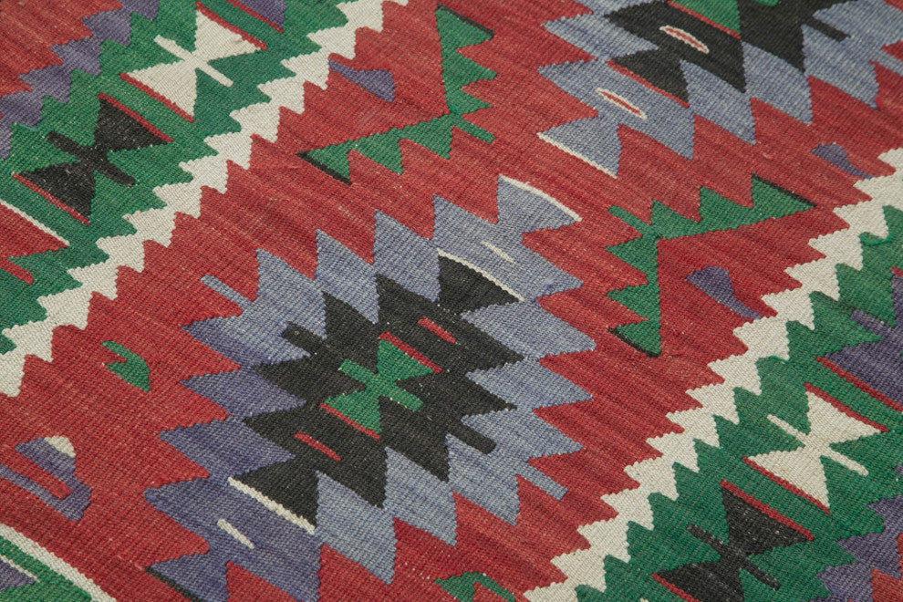 Rug N Carpet - Handmade Oriental 2' 11'' x 4' 0'' Contemporary Kilim Rug