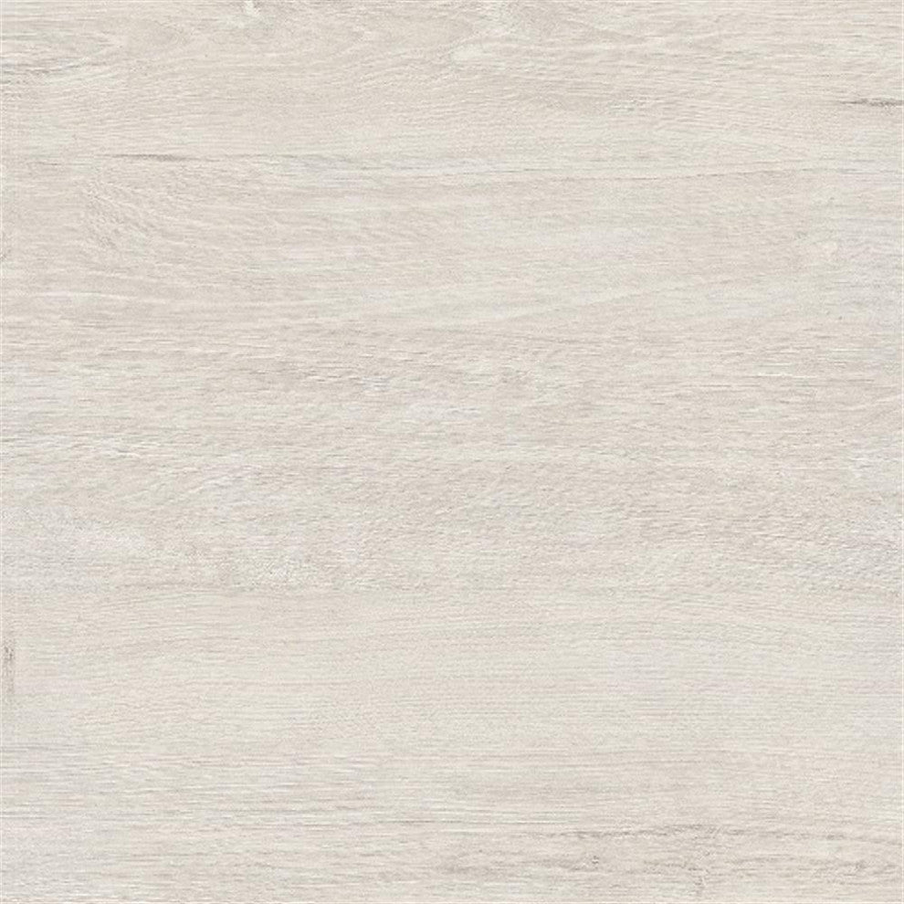 Bowery Hill 60W Farmhouse L Shaped Desk in Linen White Oak - Engineered Wood