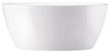59"x32" Acrylic Freestanding Soaking Bathtub, White/Classic Chrome