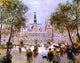 Jean-Francois Raffaelli The Place de l-Hotel de Ville Wall Decal