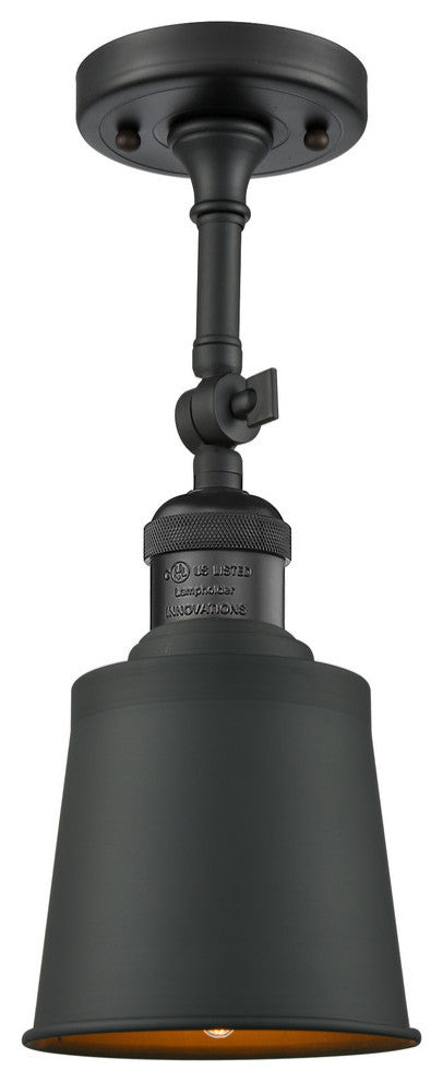 Addison 1-Light Sconce, Matte Black, Matte Black