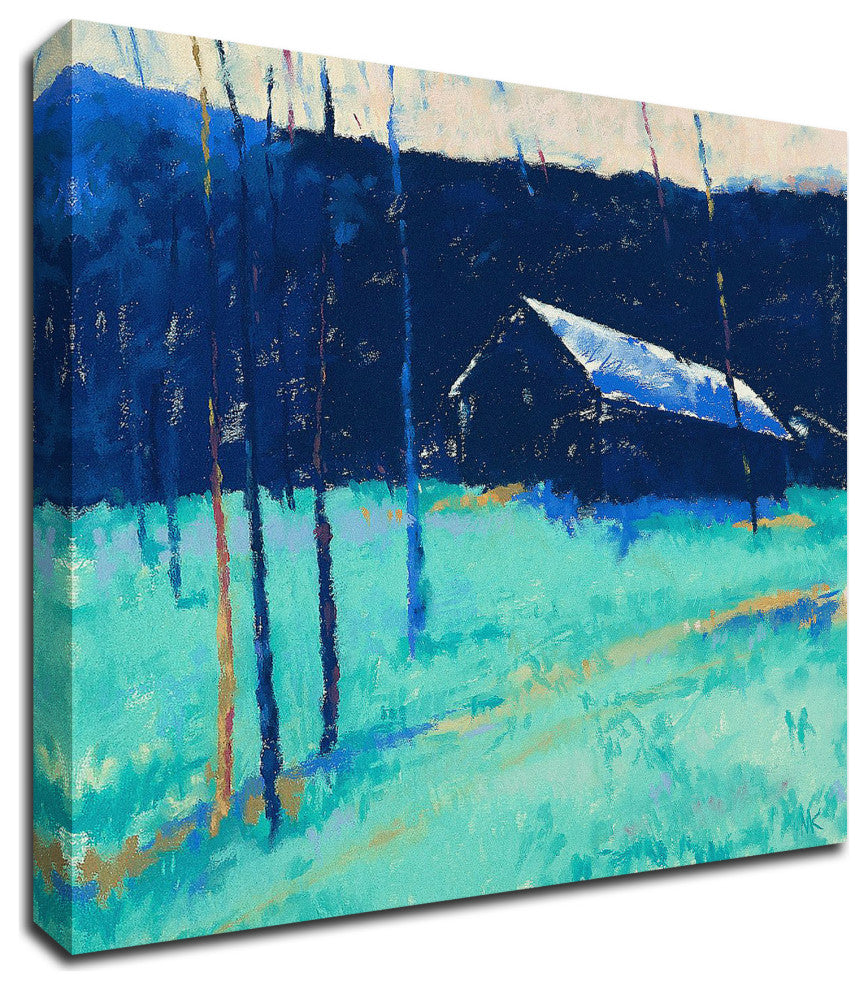"Moon Glow" by Mike Kelly, Print on Canvas, 18"x18"