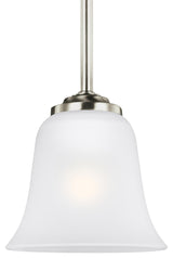 Emmons 1-Light Mini-Pendant, Brushed Nickel