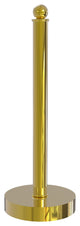 Contemporary Counter Top Kitchen Paper Towel Holder, Polished Brass