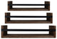 Set of 3 Rustic Floating Shelves