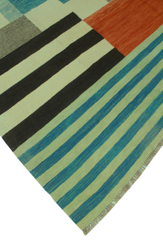 Winchester Kilim Ifetayo Lt. Green Rug
