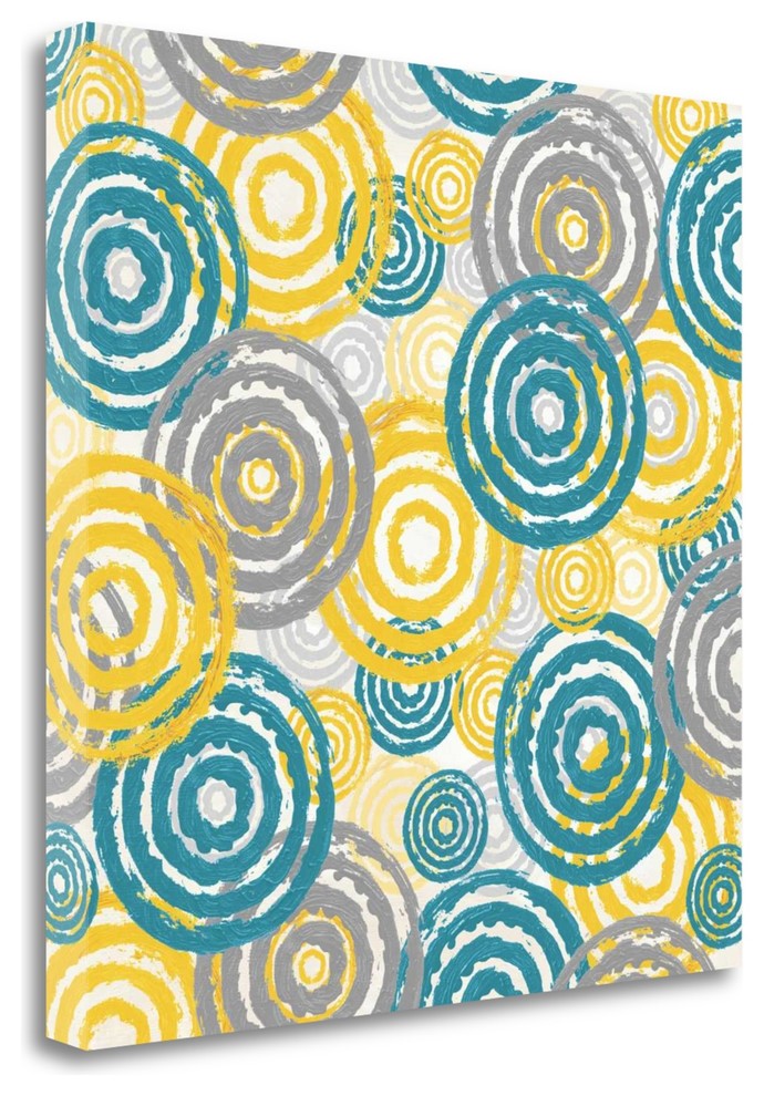 "New Circles 2" By Alicia Soave, Giclee Print on Gallery Wrap Canvas