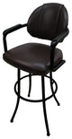 Swivel Metal Counter 26", 30" Extra Tall 34" Bar Stool, M-79, Austin Mahogany Vi