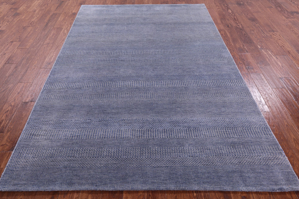 Savannah Grass Wool and Silk Handmade Rug 6' 0" X 8' 11" Q11976