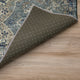 Indoor/Outdoor Marbella MB5 Mineral Blue Machine Washable 2'3" x 10' Runner Rug