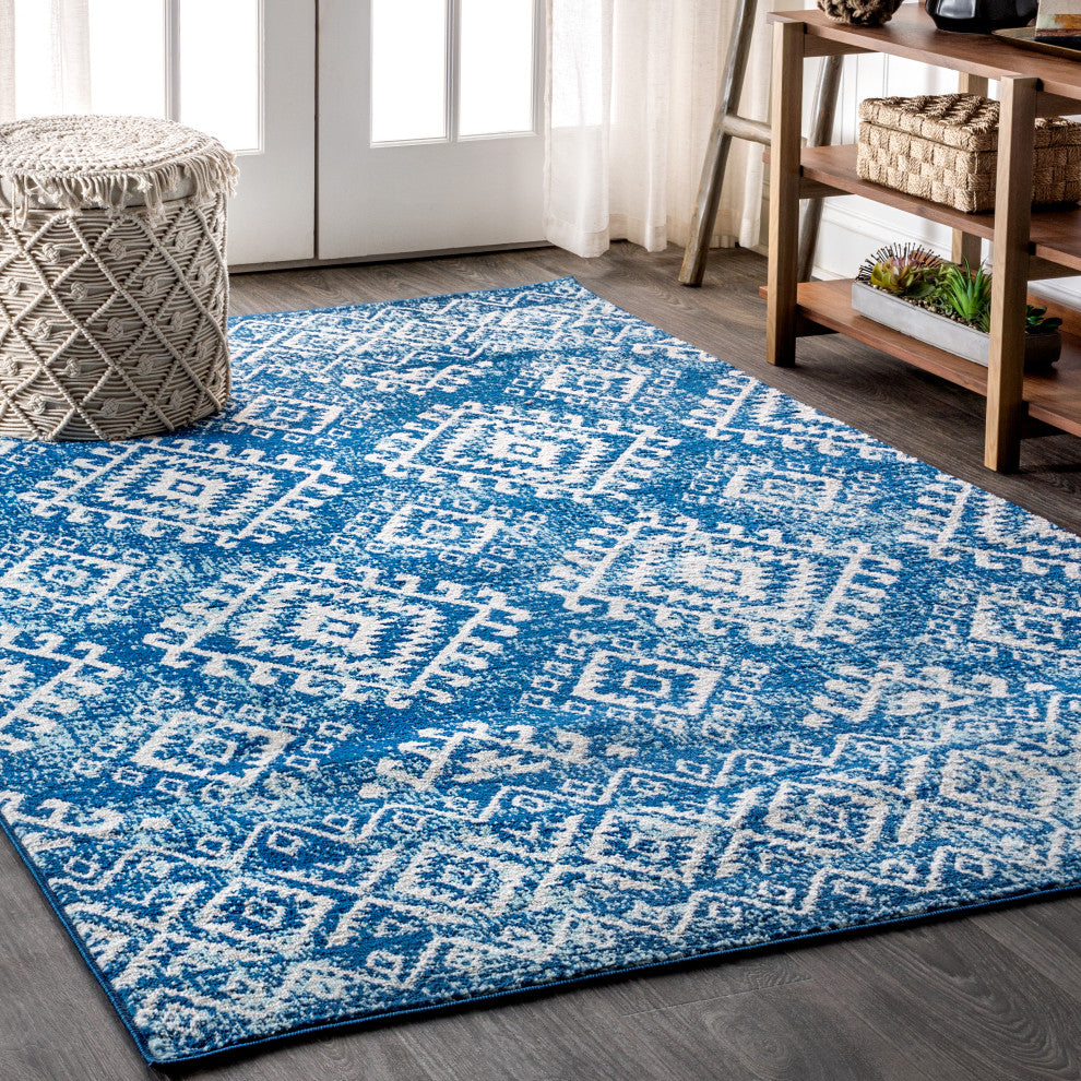 Moroccan HYPE Boho Vintage Tribal Area Rug, 5 X 8