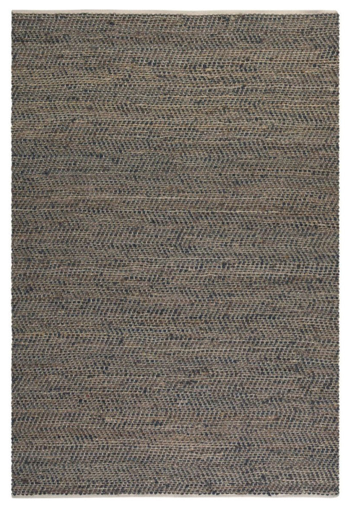Uttermost Tobais 5 X 8 Rescued Leather and Hemp Rug