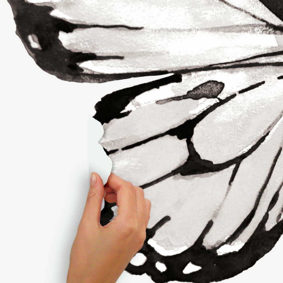 Watercolor Butterfly Peel And Stick Giant Wall Decals