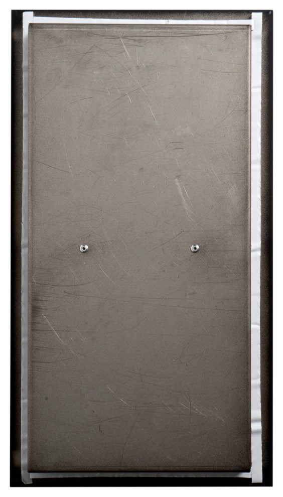 ALFI brand ABTPNC88-BLA Black Matte Stainless Steel Recessed Toilet Paper Niche