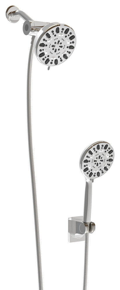 Multi Function Dual Shower Head Shower System With 4.7" Rain Showerhead