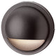 Textured Architectural Bronze 2700K Half-Moon LED Deck Light