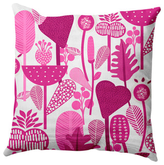 Flower Forest Decorative Throw Pillow, Orchid, 20"x20"