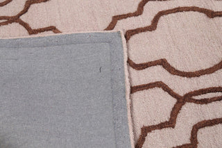 Trellis Contemporary Oriental Area Rug Hand-tufted Wool Carpet 5x8