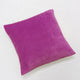 Supersoft Throw Pillow Cover 4 Piece Set, Fuchia Rose