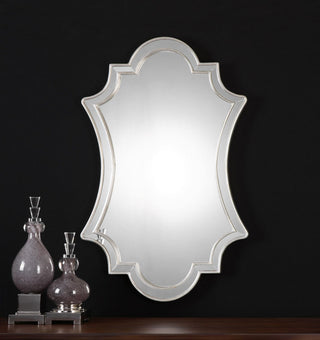 Uttermost 08134 Elara 27" W x 43" H Arched Framed Bathroom Mirror - Lightly