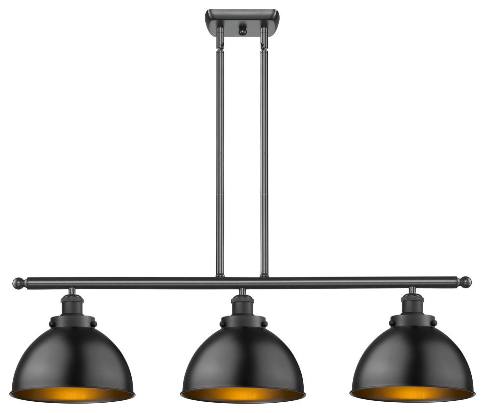 Ballston Urban Island Light, Matte Black, LED