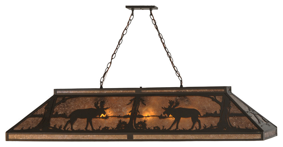 61 Long Moose at Lake Oblong Pendant