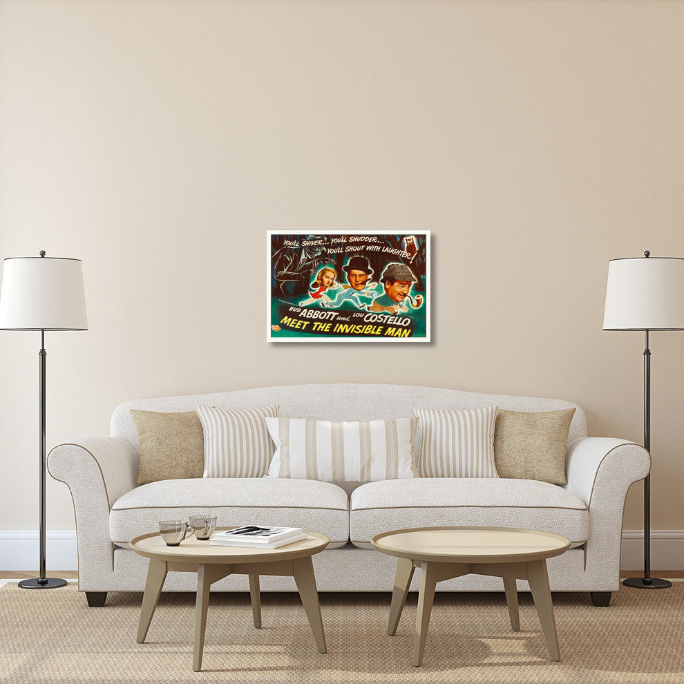 Abbott and Costello, Meet The Invisible Man Poster, 36x24
