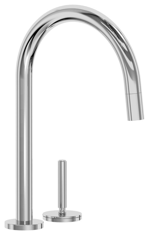 One Pull-Down Kitchen Faucet