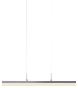 Sonneman 2345 Stiletto 24"W Linear LED Chandelier - Bright Satin Aluminum