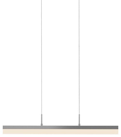 Sonneman 2345 Stiletto 24"W Linear LED Chandelier - Bright Satin Aluminum