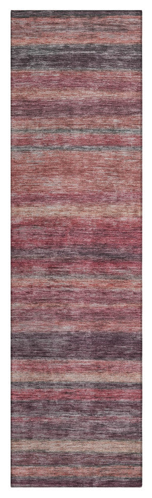 Machine Washable Indoor/Outdoor Chantille ACN1639 Paprika 2'3" x 7'6" Runner Rug