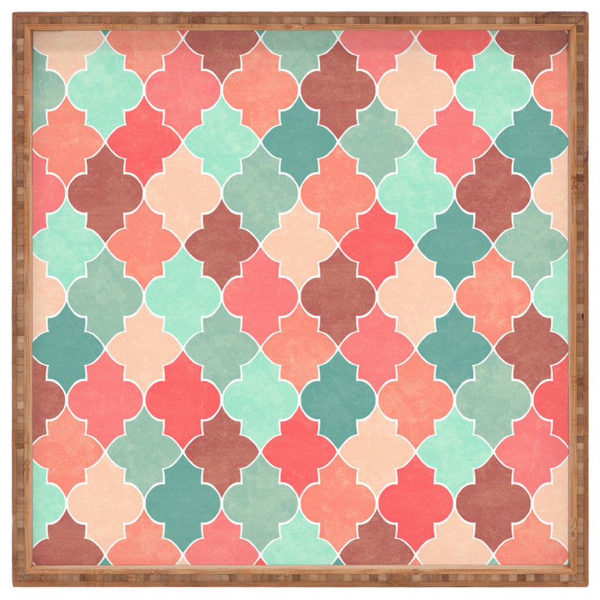 Jacqueline Maldonado Morocco Pastel Square Tray