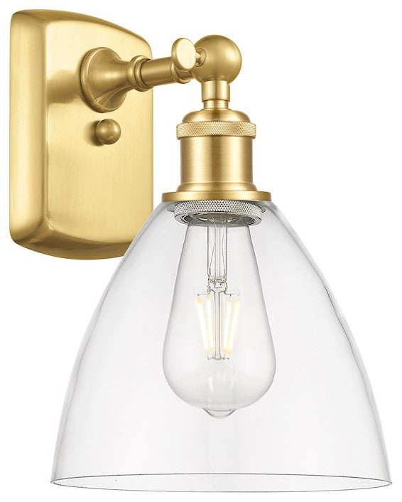 Innovations Lighting 516-1W-SG-GBD-752-LED Ballston Dome 1 Light 8" Sconce