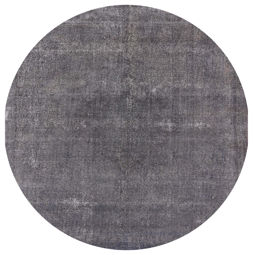 Ahgly Company Indoor Round Mid-Century Modern Area Rugs, 5' Round