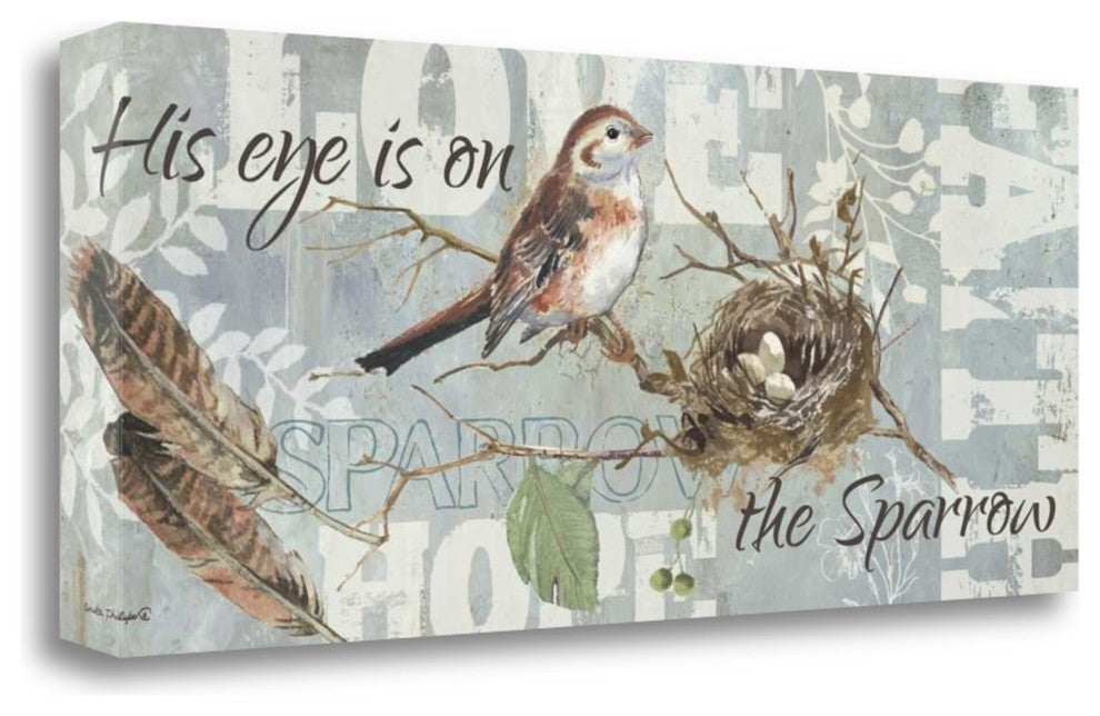 "On The Sparrow" By Anita Phillips, Giclee Print on Gallery Wrap Canvas