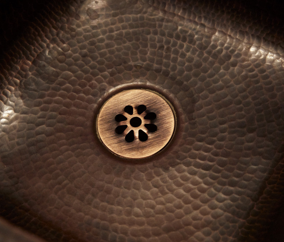 Pollock Copper 12" Single Bowl Undermount Kitchen Sink