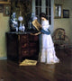 Susan Watkins Woman in a French Interior, 20"x25" Wall Decal