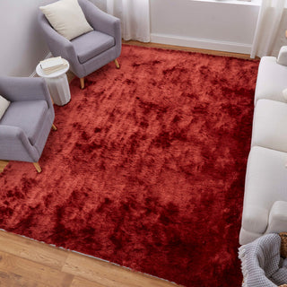 Armada R4550 Modern/Luxury & Glam/Casual Rug, Rust, 7'6"x9'6"