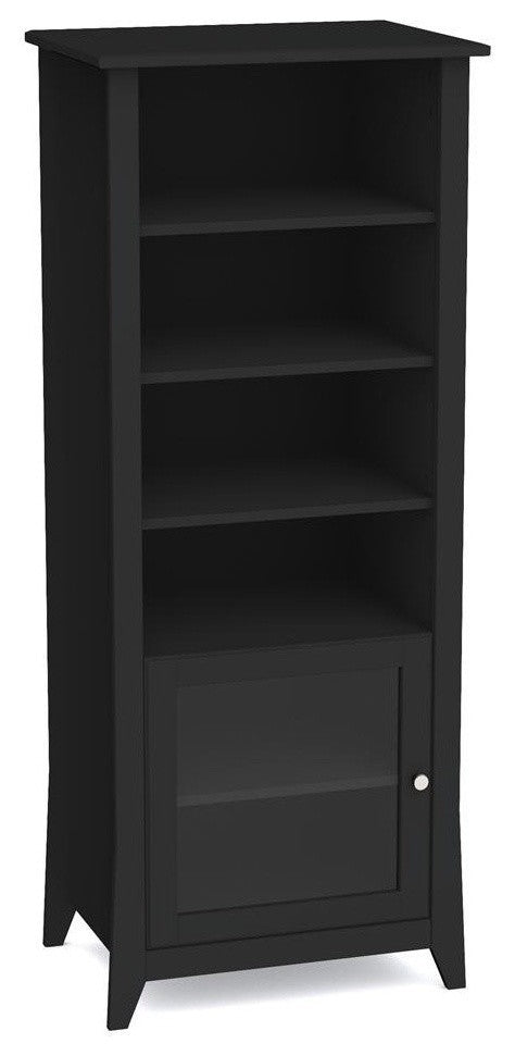 Tuxedo Curio Cabinet 203306 from Nexera, Black