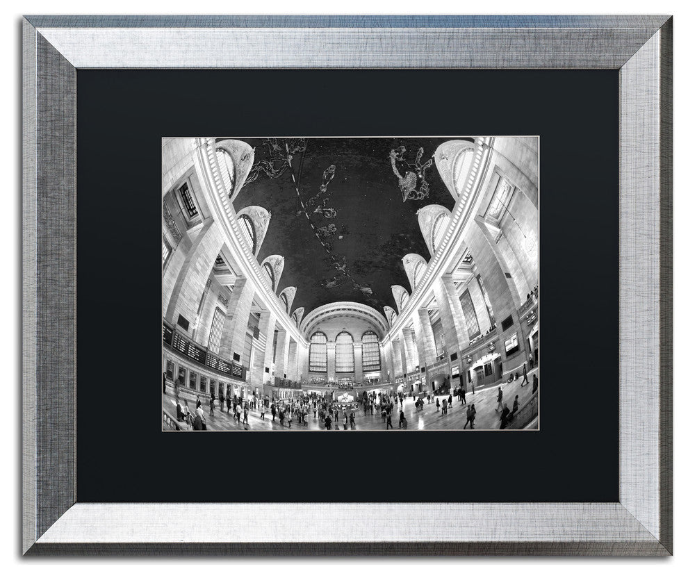 CATeyes 'Grand Station Terminal', Silver Frame, Black Mat, 20x16