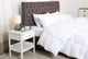 Luxury Oversized Lightweight White Down Alternative Comforter All Season!, White