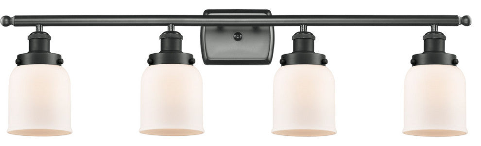 INNOVATIONS LIGHTING 916-4W-BK-G51 Small Bell 3 Light Bath Vanity Light