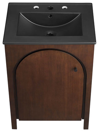 Appia 24" Bathroom Vanity - Walnut Black