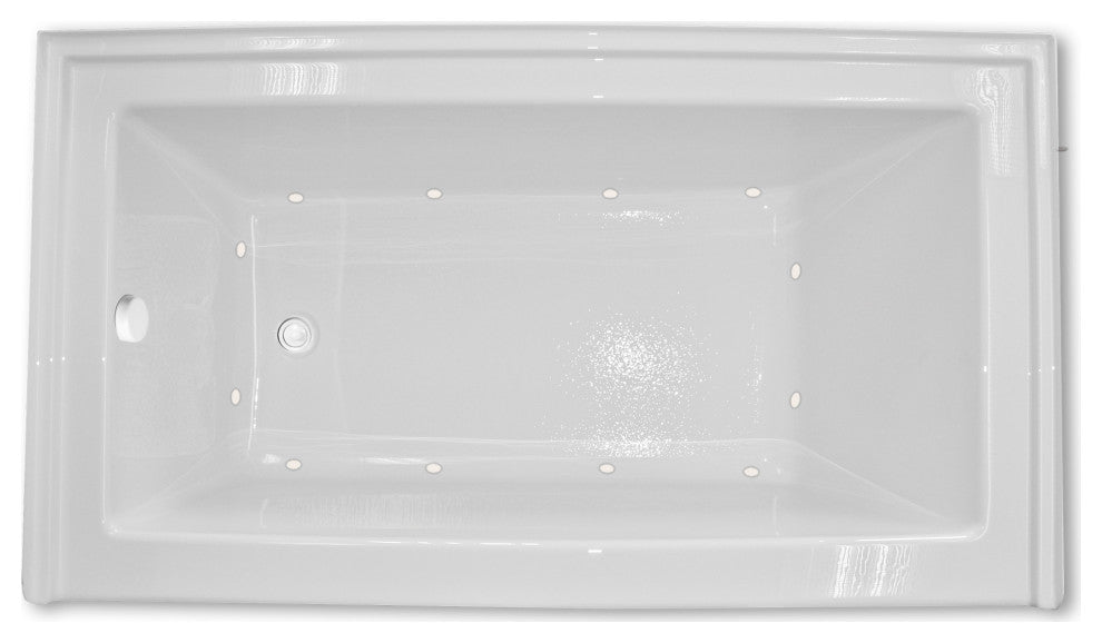 Zen 60"x32" Left Hand Silver Series Air Massage Bath