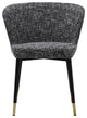 Elite Living Camilla Modern Woven Upholstered Dining Side Chair, Gray